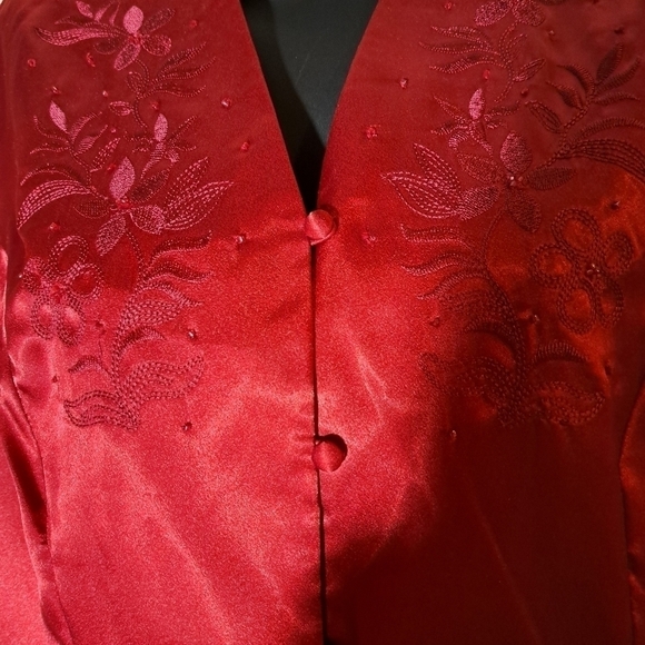 Laura Scott Button Down Blouse size 14 - Picture 3 of 6